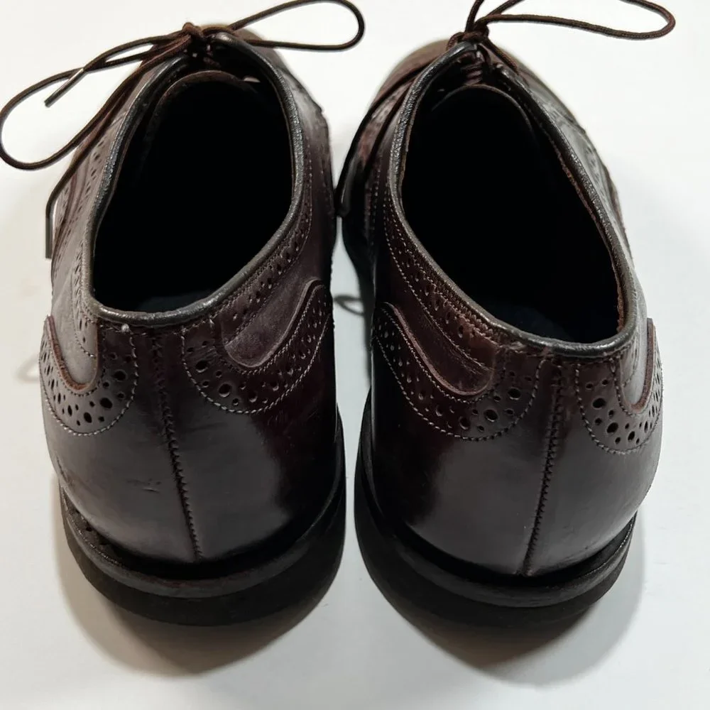 Allen Edmonds‎ Road Warriors Mens Oxfords Dress Shoes Brown Leather Wingtip 8D